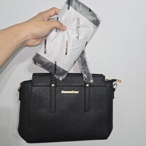 NWT Montana west Black Women's Handbag W/‎ Strap Inside With Wallet